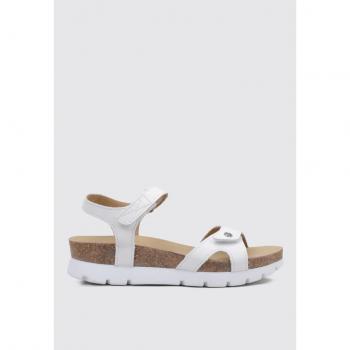 Female White Panama Jack Flat Footwear – US 7