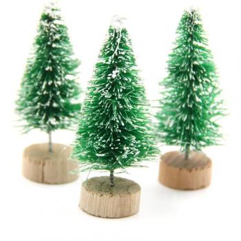 15Stck Mini Kiefer Weihnachtsbaum für Kinder Dekoration