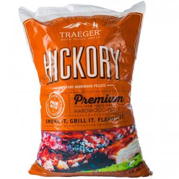 Hickory Hardwood Pellets for Traeger Grills, 20 Lb. Bag