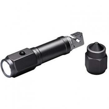 Lampe de poche Unitec 77884 avec coupe-ceinture et brise-vitre