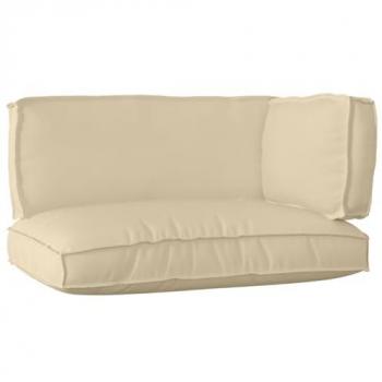Trio di Cuscini per Pallet Oxford Beige