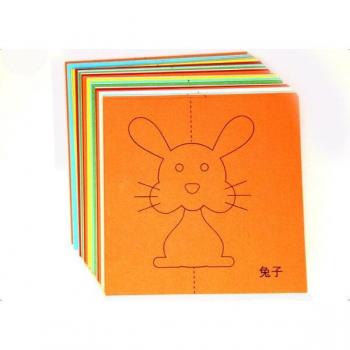 24Pcs Cartoon Color Paper Craft Set for Kids