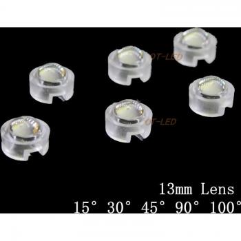 Mini LED IR 13 mm 50 piezas, 15‑100° de ángulo, PCB 1‑5 W