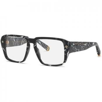 Philipp Plein VPP081 Black Optical Glasses for Men, 55 MM
