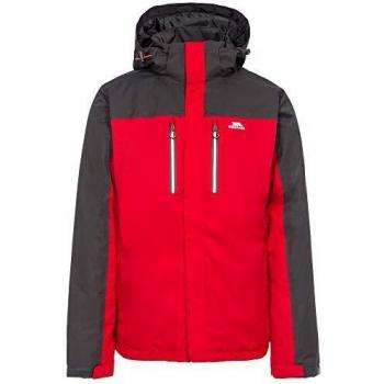 Trespass Tolsford Giacca Impermeabile Uomo (S) (Rosso)