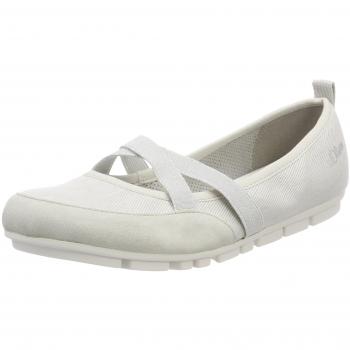 S.Oliver Damen Ballerinas 24616, offwhite, 41 EU