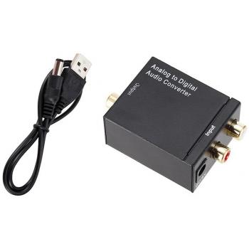 Adaptateur audio coaxial à RCA