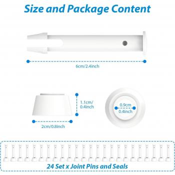Boucles de connexion + Joint hermétique – Pièces de rechange Intex 10312