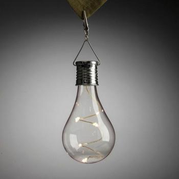 LED Girlande mit solarbetriebenen Globuslichtern