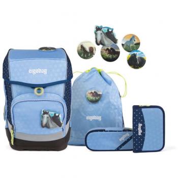 Ergobag Cubo 9J7 Schulranzen‑Set HimmelreitBär