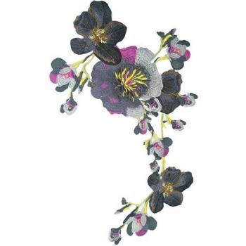 Bestickte Applikationen für Cheongsam und Stoffe