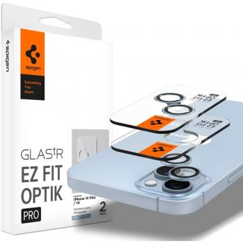 Spigen Glas.tR Ez Fit Obiettivo Fotocamera per iPhone 14/14 Plus