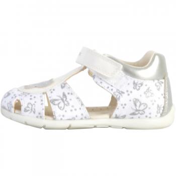 Sandale Cuir Enfant Geox Elthan B ELTHAN GIRL C Blanc 24 filles
