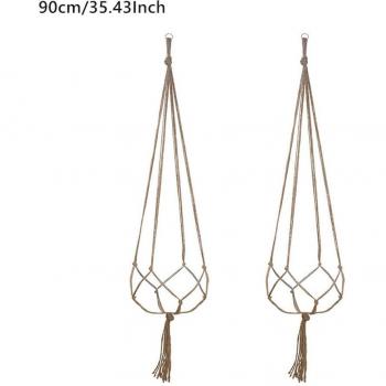Colgador de Plantas en Cuerda Natural