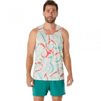 Asics Herren Tanktop Road Allover Print