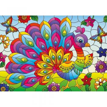 Puzzle Paon Yazz 1000 pièces illustré