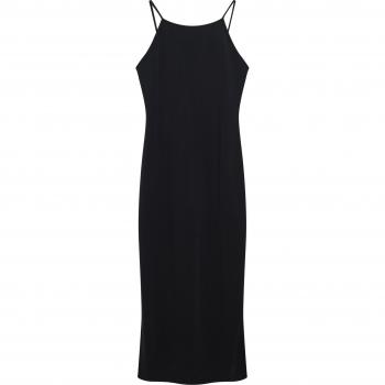 Vestito midi superdry donna senza maniche nera L