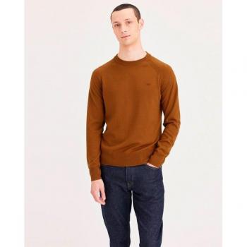 Dockers Men's Caramel Café Crewneck Sweater Size L