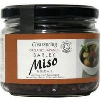 Mugi miso no pasteurizado bio (cebada, tarro cristal) Clearspring, 300g