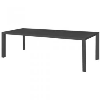 Tavolo Da Pranzo Io 280 X 100 X 75 Cm Alluminio Grafite