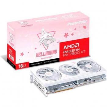 Powercolor Radeon RX 7800 XT Hellhound Sakura White OC (16 GB)