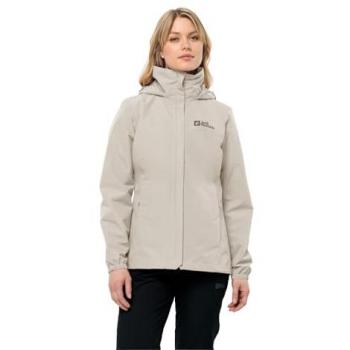 Mujer Stormy Point 2L Chaqueta con Capucha Beige XS