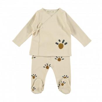 Set de Ropa BabyClic: Jubón + Polaina 0 Meses SunShine