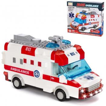 Ambulancia de Juguete con Luces y Sonidos