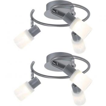 LED Deckenlampe für Wohnzimmer, 2er Set, Warmweiß