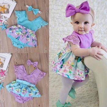 Tenue Été 2 Pièces pour Bébés Filles