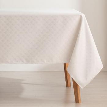 Mantel antimanchas lurex jacquard color plata