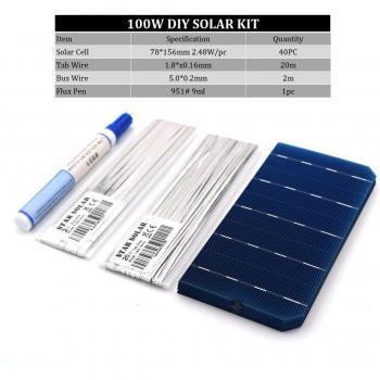 Mono Solar-Panel Bausatz 250W