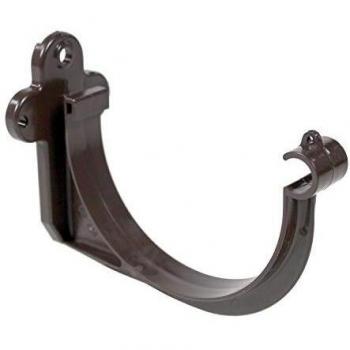 Crochet bandeau pour gouttière 25 mm – PVC marron
