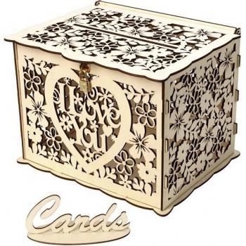 DIY Wooden Card Box for Weddings