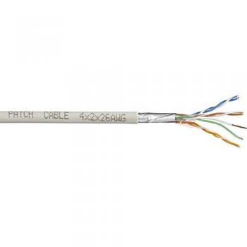 Câble réseau Cat 6 SF/UTP (4 fils × 2 paires) 0,27 mm², blanc – 50 m