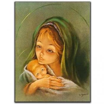 Artopweb EC20281 Madonna – Boîte à souvenirs boisée 30×40 cm