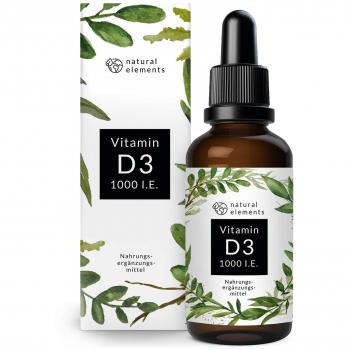 Vitamina D3 Naturale – 1000 I.U. per goccia, 1750 gocce