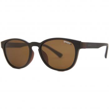Sinner Ridge Clip-On Eyeglasses for Men Brown Size 49