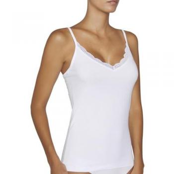 Camiseta interior de algodón con tirante fino Ysabel Mora