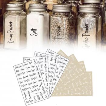 274 Adhesive Spice Labels