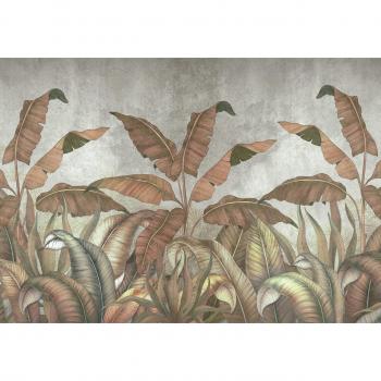 Papier Peint Non Tissé Feuilles de Bananier 368x254 cm