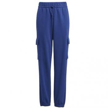 Adidas Kinder-Sporthose J SL FT C PT – ein Teil, blau/dunkelblau und weiß