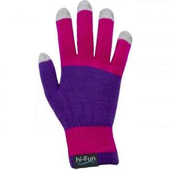 Hi‑Fun Hi‑Glove Guanto RGB Rosa