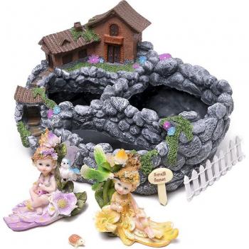 Kit de Décoration de Jardin Miniature