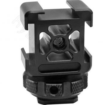 TriplMount CoolFoto: montaje para SLR, LED y audio
