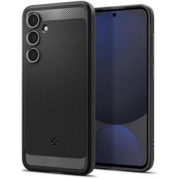 Spigen Matte Black Rugged Armor Case for Samsung Galaxy S24 FE