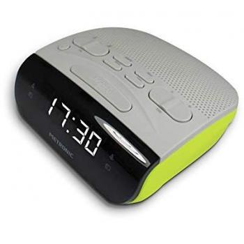 Rádio Despertador com Duplo Alarme Metronic 477035