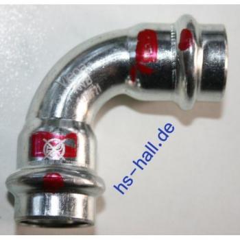 Coude 90° Femelle/Femelle à Sertir VIEGA Ø18 mm Acier Non Allié SC-Contur