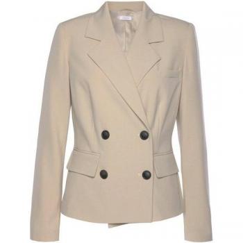 Lascana Blazer für Damen, kurz, sandfarben, Gr. 36