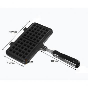 Doppelkopf Waffelpressen aus Aluminiumlegierung